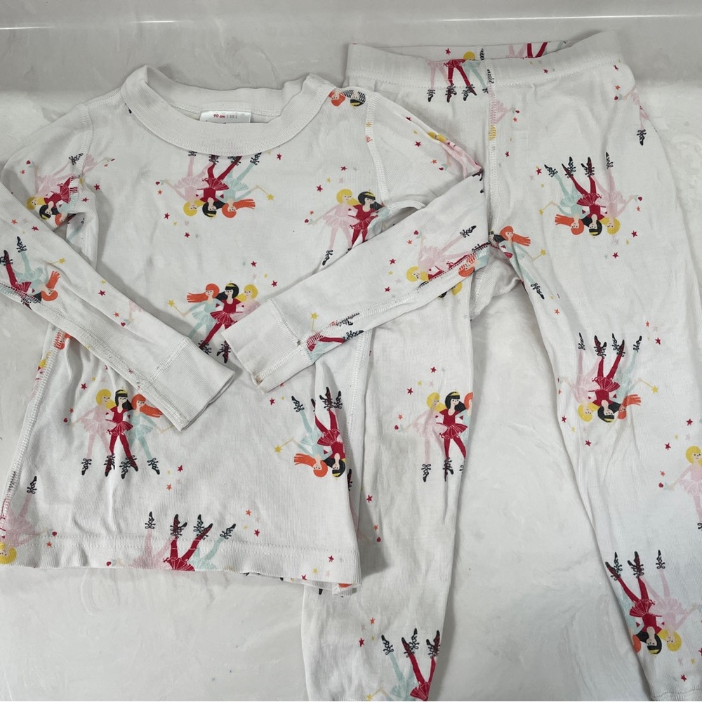 Hanna Andersson Organic Cotton Pajamas Long John Sleeves & Pants Ballet …
